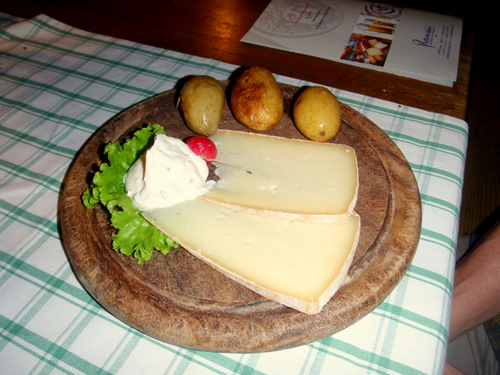 Cheese Dip, Cheese, and Potatoes.